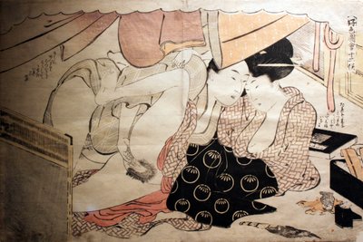 Colour-Shunga by Utamaro by Kitagawa Utamaro